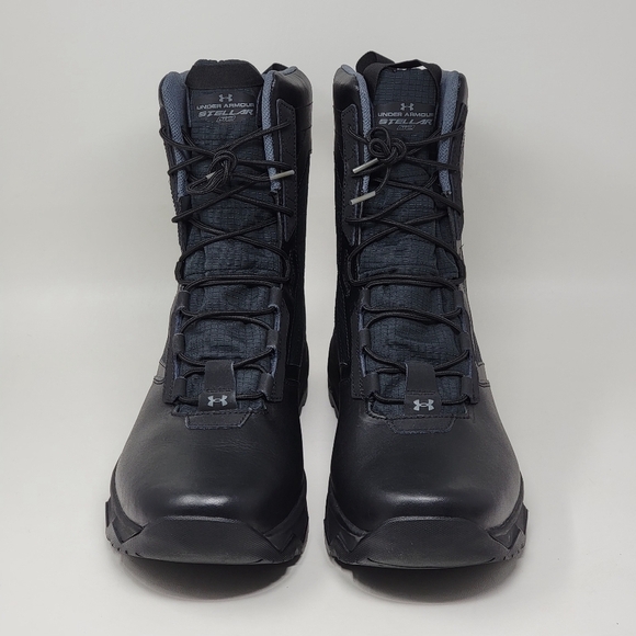 Under Armour UA Stellar G2 Tactical Boots  Black 3024946-001 Men's Size 14 New - Picture 5 of 9